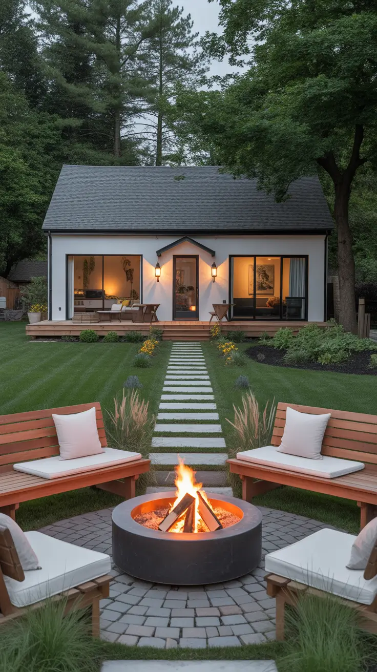 Yard Fire Pit Ideas 2026: Modern Backyard Layouts With Seating, Style, And Warmth