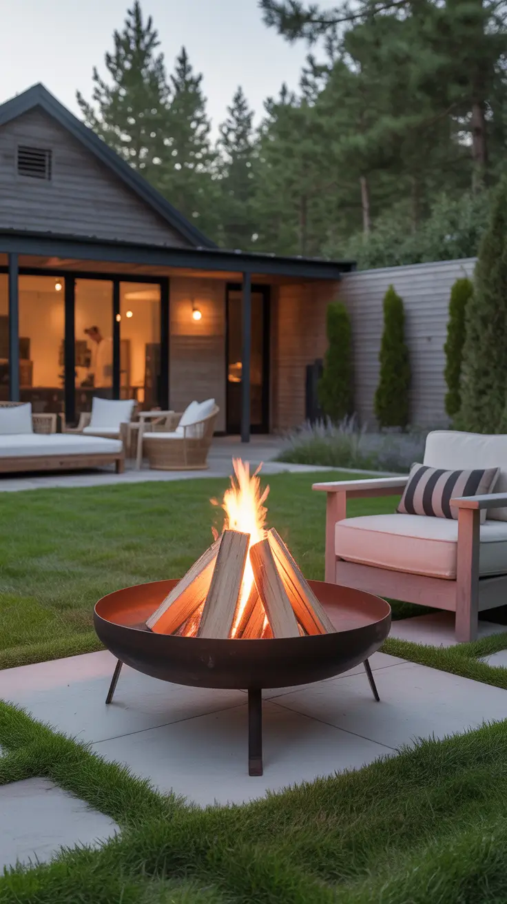 Yard Fire Pit Ideas 2026: Modern Backyard Layouts With Seating, Style, And Warmth