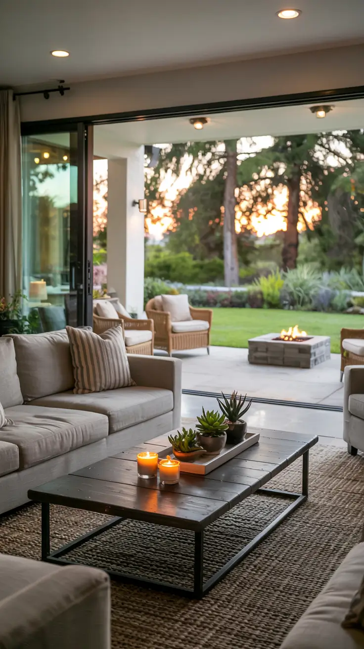 Indoor–Outdoor Living Room 2026: Modern Ideas For Seamless Indoor-Outdoor Living