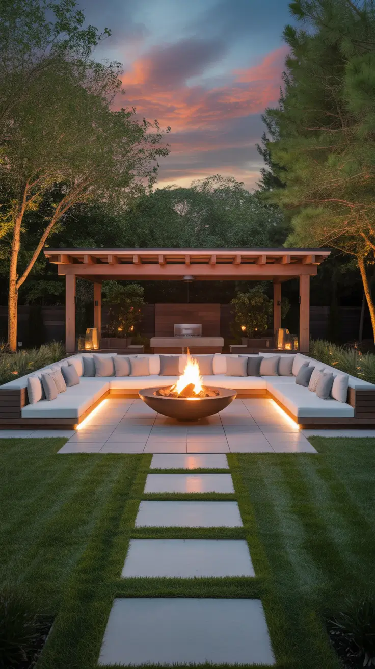 Yard Fire Pit Ideas 2026: Modern Backyard Layouts With Seating, Style, And Warmth