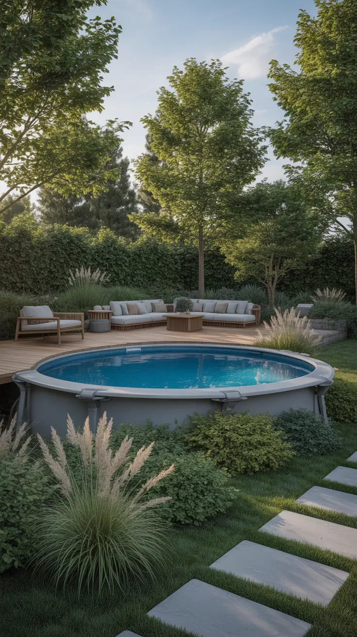 above ground pool ideas 2026 Above Ground Pool Ideas Landscaping For A Beautiful Backyard