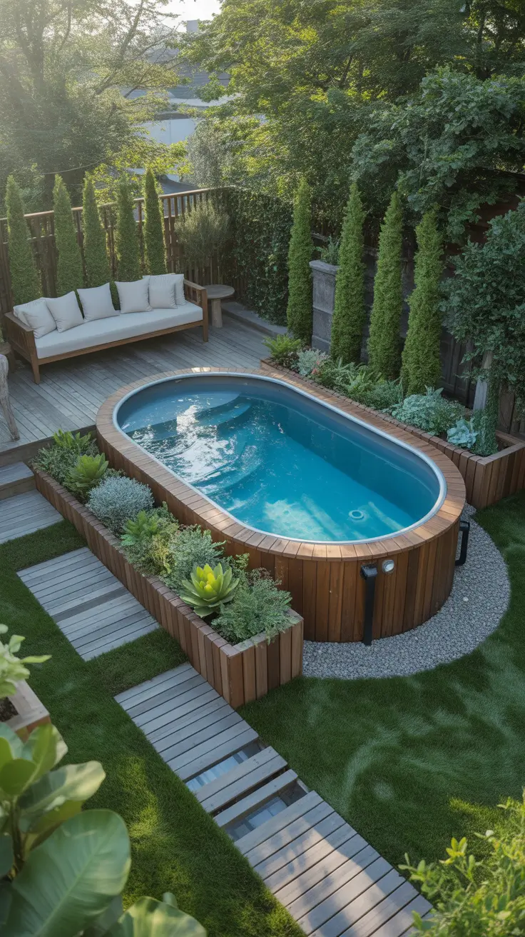 above ground pool ideas 2026 Above Ground Pool Ideas For Small Yards With Smart Landscaping