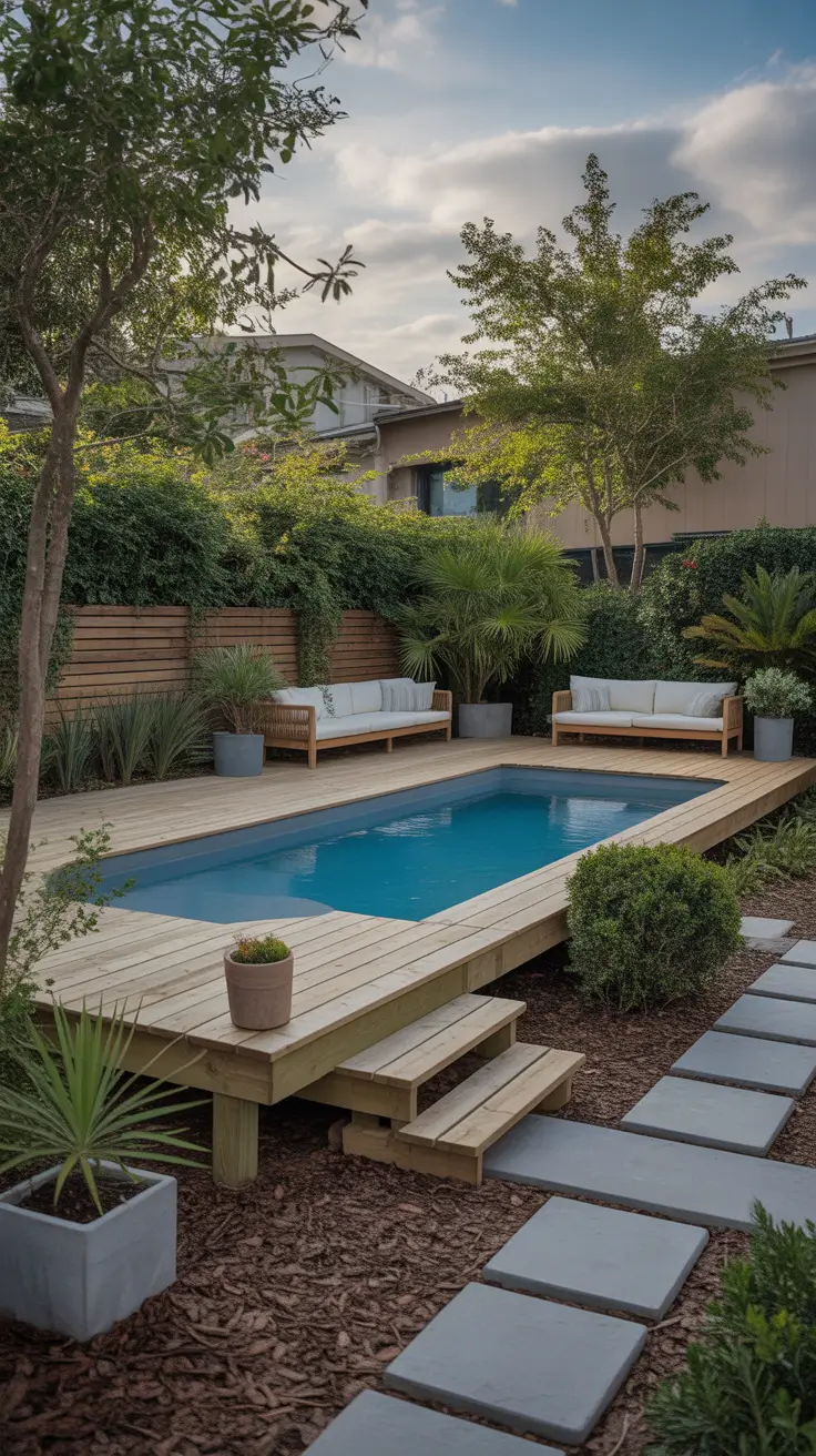 above ground pool ideas 2026 Above Ground Pool Ideas With Deck Diy For A Budget Landscaping