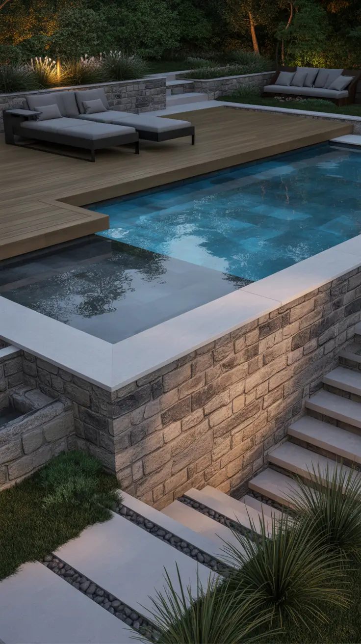 above ground pool ideas 2026 Above Ground Pool Ideas In Ground For A Sunken Luxury Look