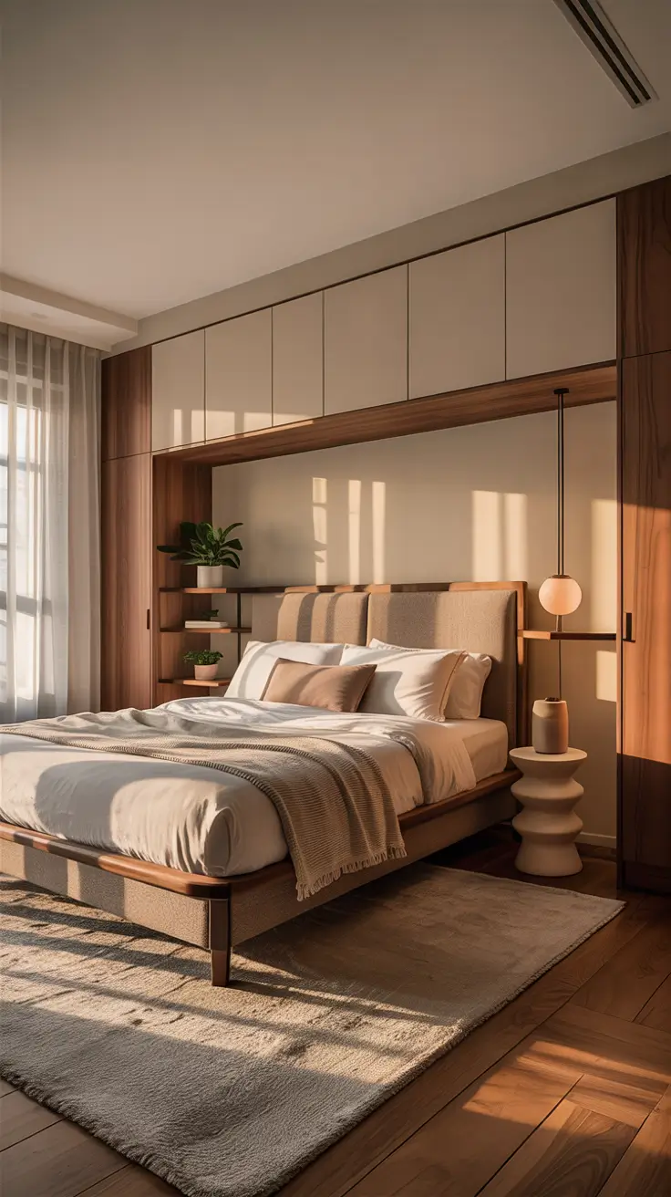 Apartment Remodel Ideas 2026 Modern Bedroom With Built In Storage