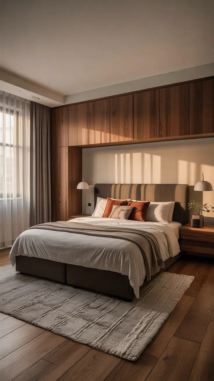 Apartment Remodel Ideas 2026 Cozy Bedroom With Wood Accents