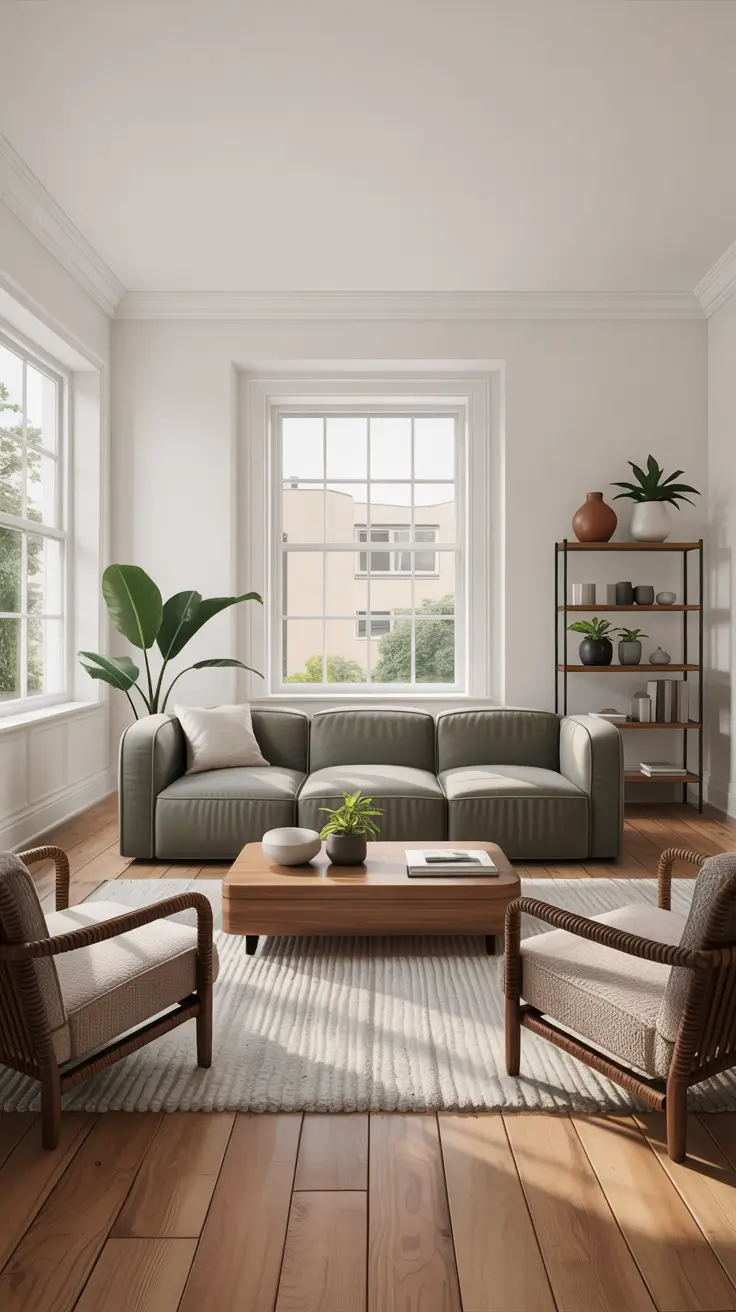 Apartment Remodel Ideas 2026 Light Filled Living Room With Neutral Design