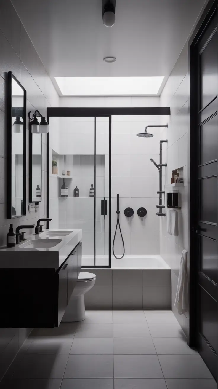 bathroom remodel ideas 2026 Bathroom Remodel Ideas Black Fixtures For Bold Contrast