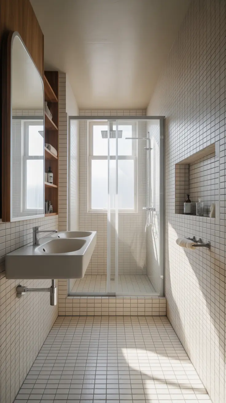 bathroom remodel ideas 2026 Narrow Bathroom Remodel Ideas For Smarter Layouts