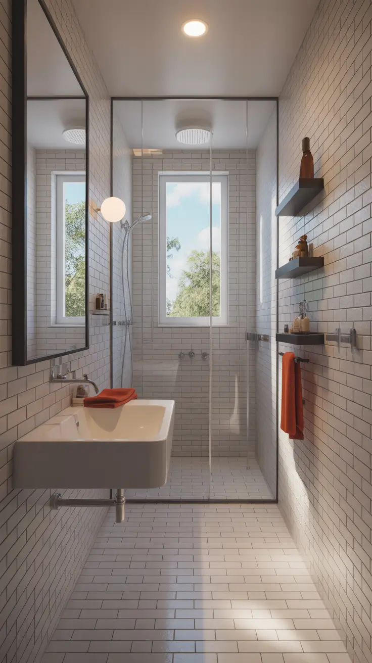 bathroom remodel ideas 2026 Narrow Bathroom Remodel Ideas For Smarter Layouts