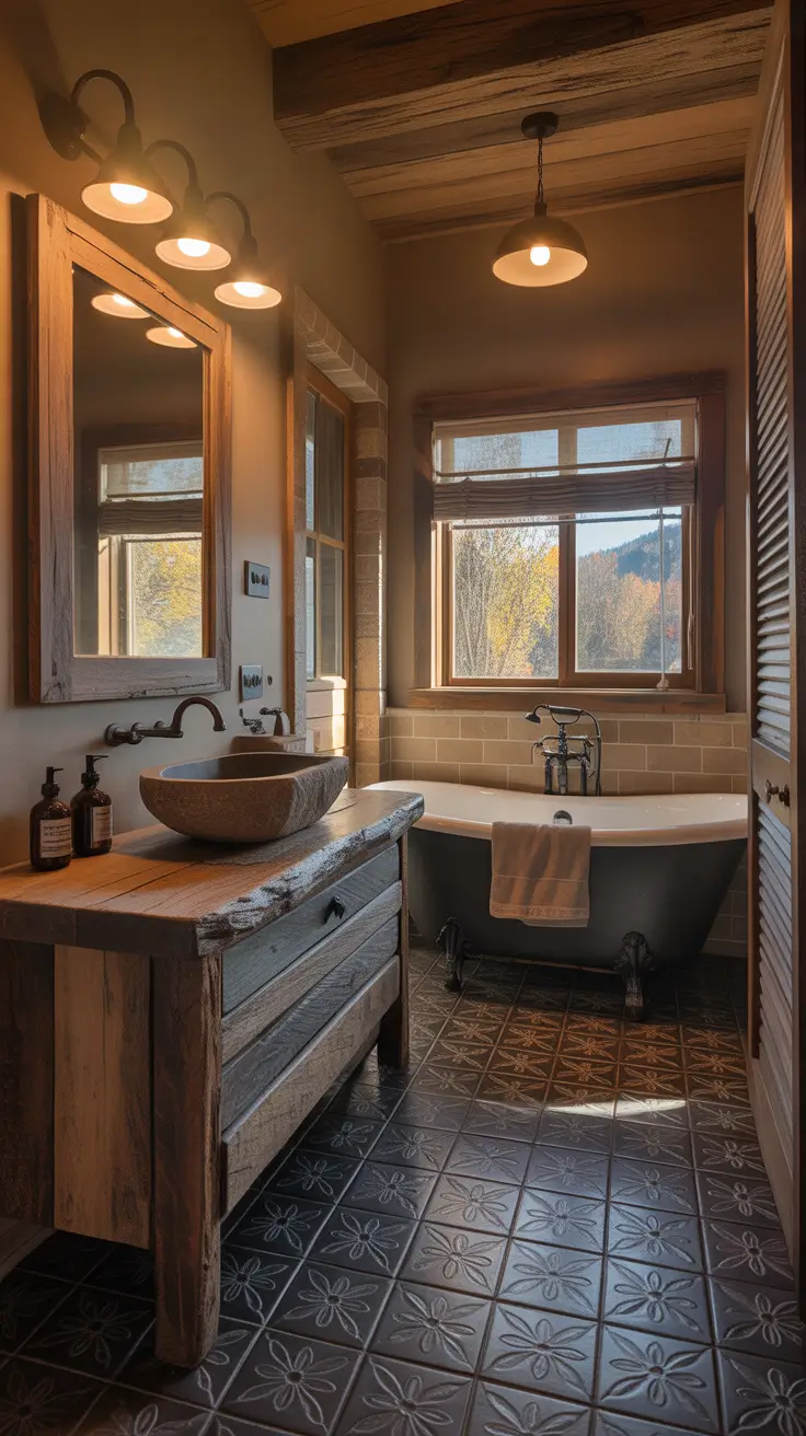 bathroom remodel ideas 2026 Rustic Bathroom Remodel Ideas With Cabin Warmth