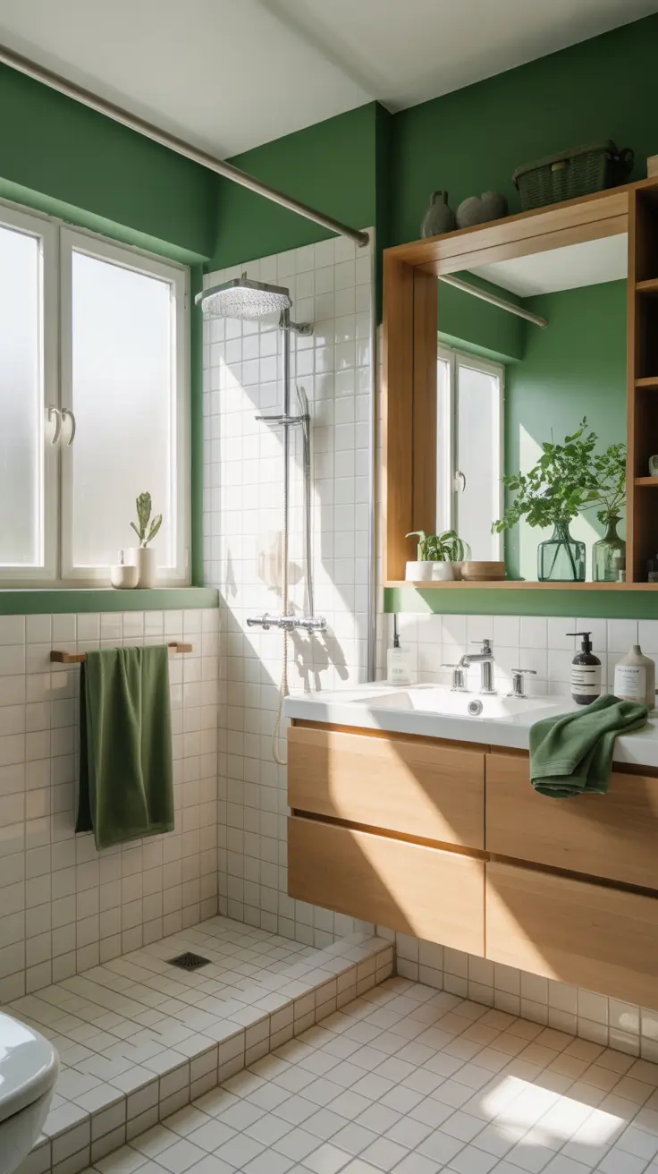 bathroom remodel ideas 2026 Bathroom Remodel Ideas Green Accents For A Natural Look