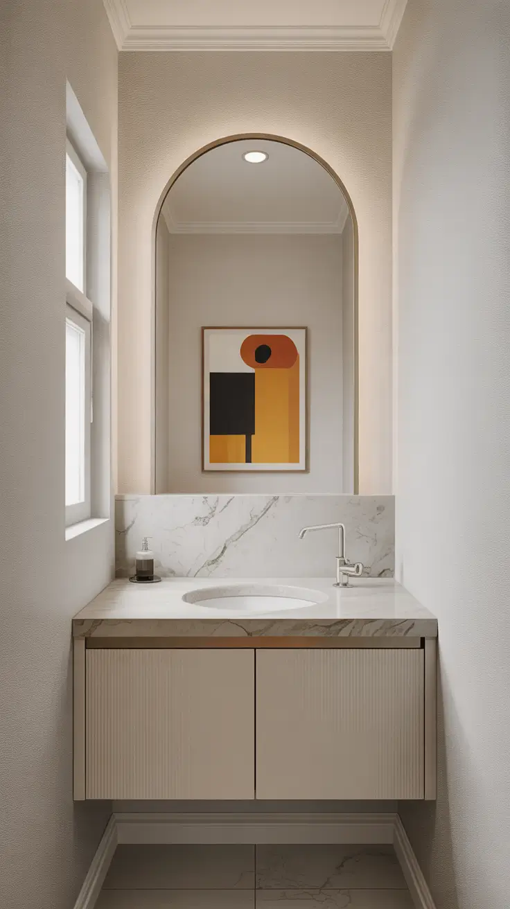 Bathroom Sink Decor Ideas Half Bathroom Sink Decor Ideas For Guest Spaces