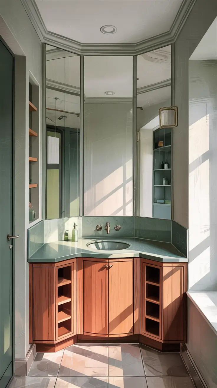 Bathroom Sink Decor Ideas Corner Bathroom Sink Decor Ideas For Unique Layouts