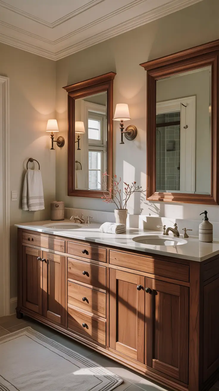 Bathroom Sink Decor Ideas 2026 Traditional Double Sink Bathroom Ideas Decor Revival