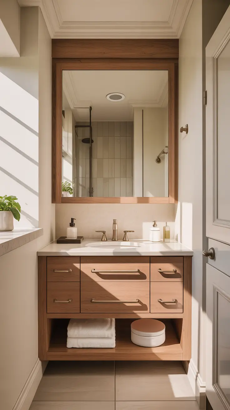 Bathroom Sink Decor Ideas 2026 Single Sink Bathroom Vanity Decor Ideas For Compact Homes