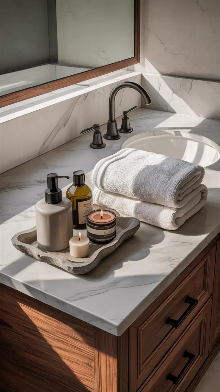 Bathroom Sink Decor Ideas Bathroom Sink Tray Decor Ideas For Organized Styling