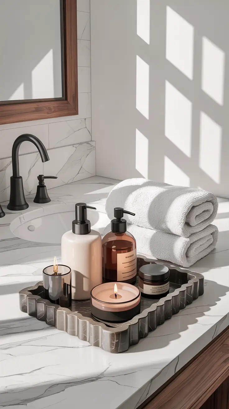 Bathroom Sink Decor Ideas Bathroom Sink Tray Decor Ideas For Organized Styling