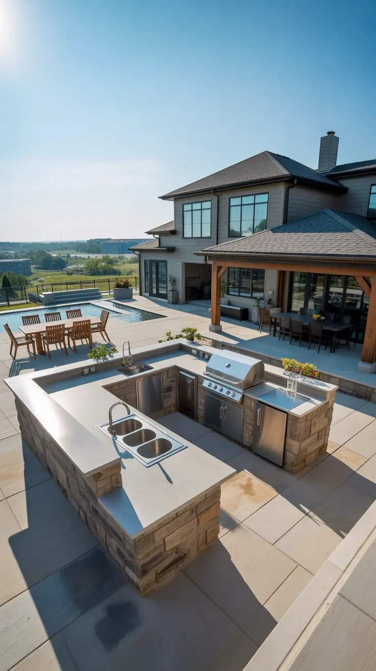 bbq patio ideas 2026 Outdoor Bbq Kitchen Ideas Patio Designed For Gatherings