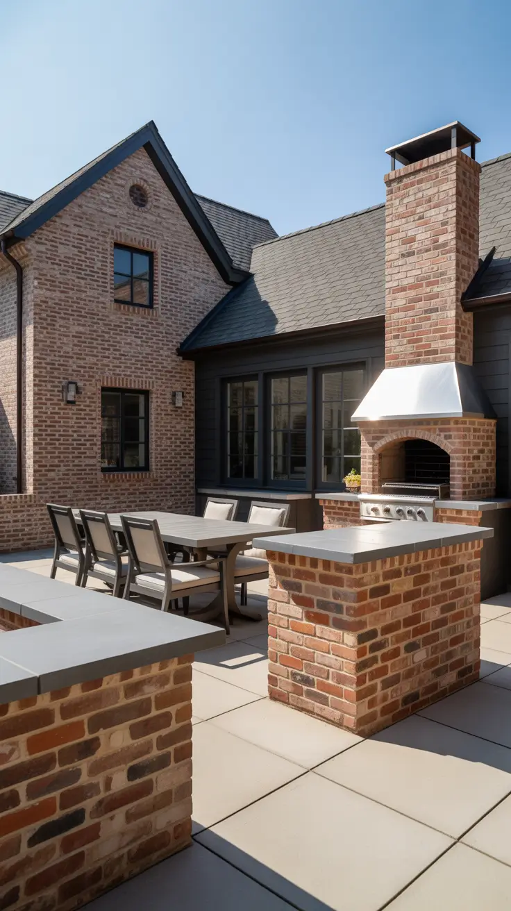 bbq patio ideas 2026 Brick Bbq Grill Ideas Patio Blending Classic And Contemporary