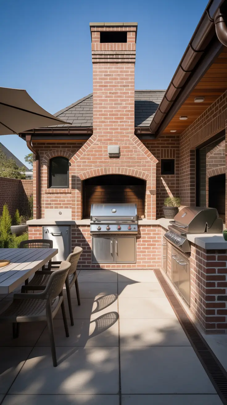 bbq patio ideas 2026 Brick Bbq Grill Ideas Patio Blending Classic And Contemporary