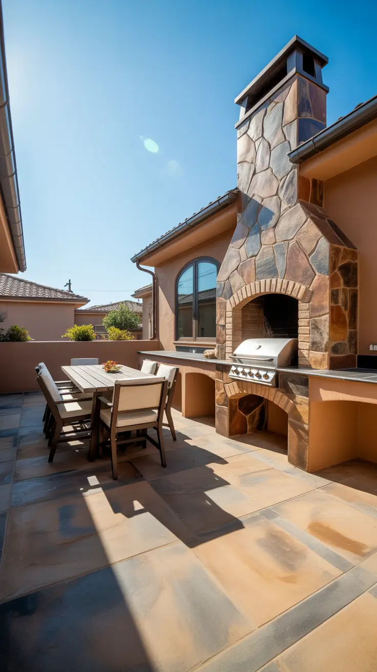 bbq patio ideas 2026 Patio Bbq Ideas Built Ins With Stone Surround Finishes