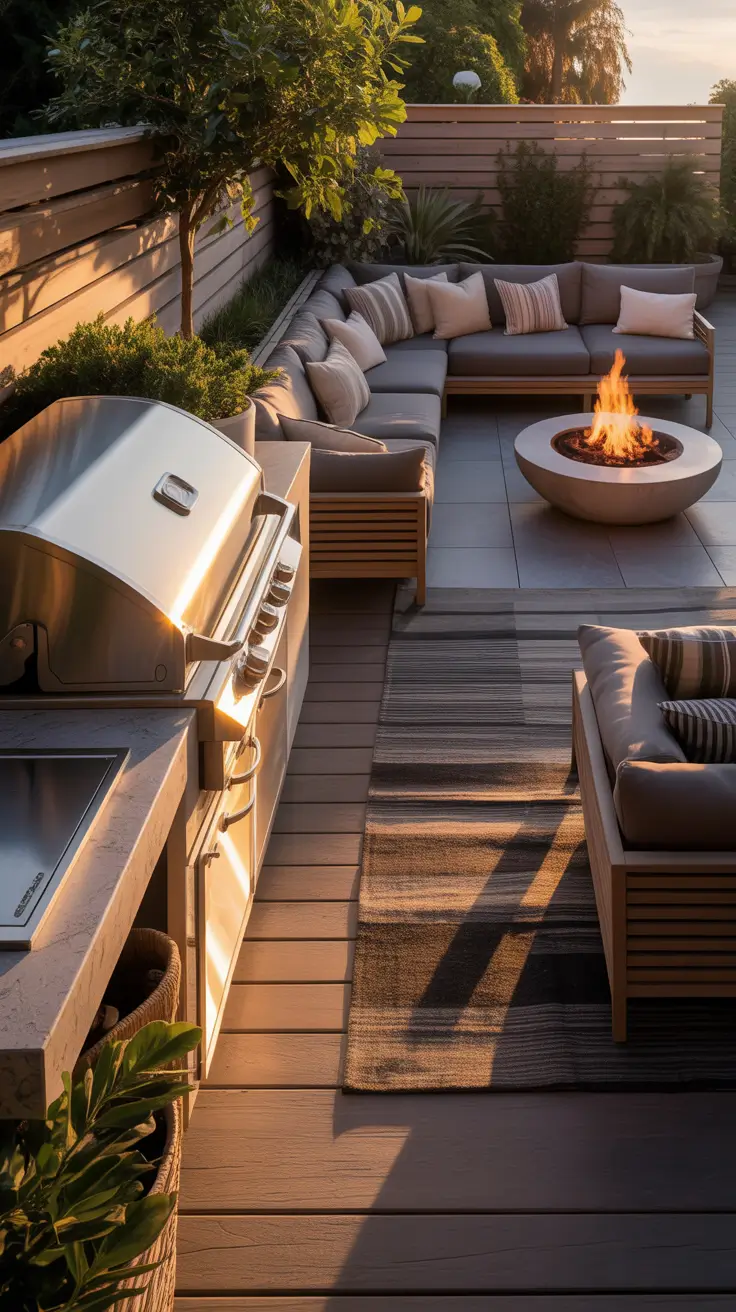 bbq patio ideas 2026 Bbq Backyard Ideas Patio With Cozy Lounge Corners