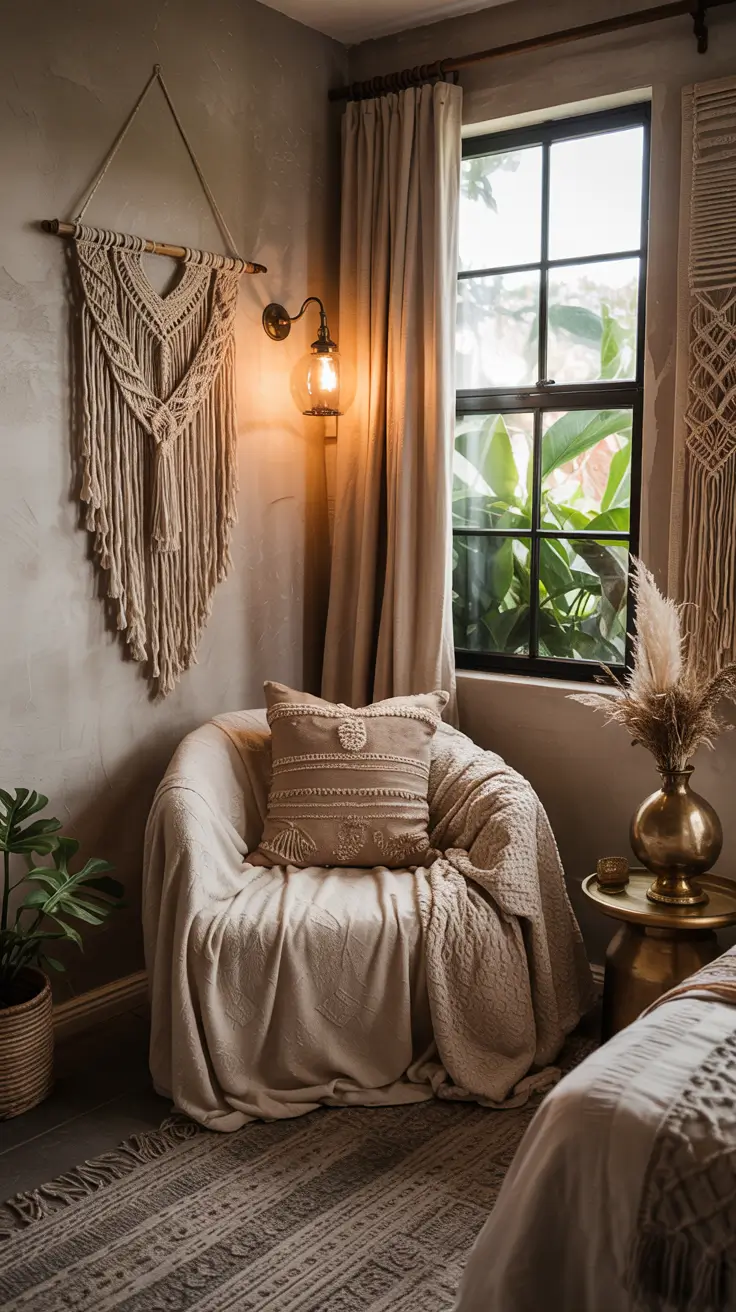 bedroom lamp ideas 2026 14 — Boho Bedroom Lamp Ideas Wall Installations With Unique Texture