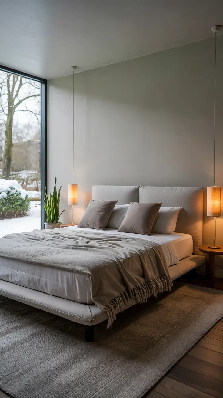 bedroom lamp ideas 2026 15 — Beige And Grey Bedroom Lamp Ideas Cozy And Minimalist