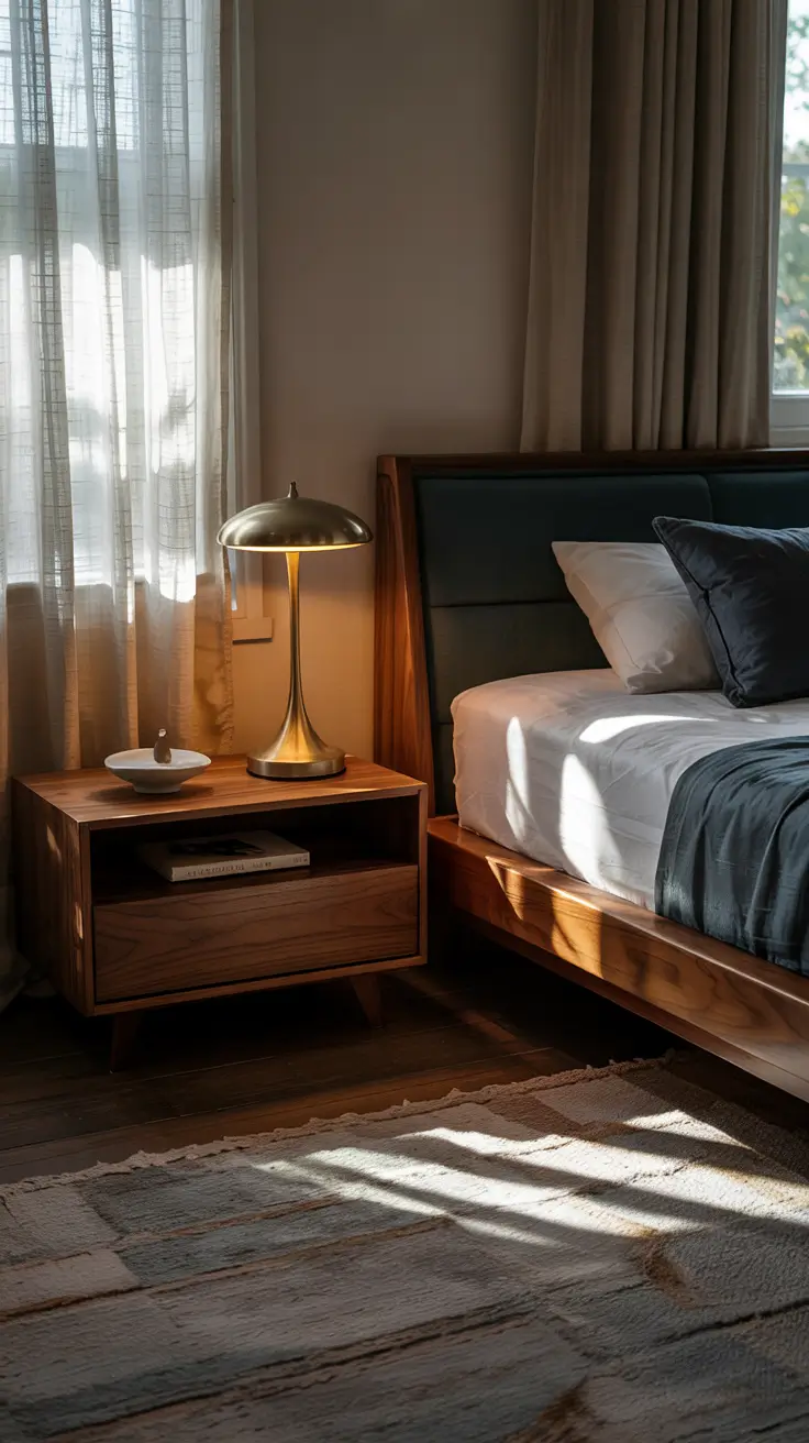 bedroom lamp ideas 2026 20 — Mid Century Modern Bedroom Lamp Ideas With Sculptural Brass