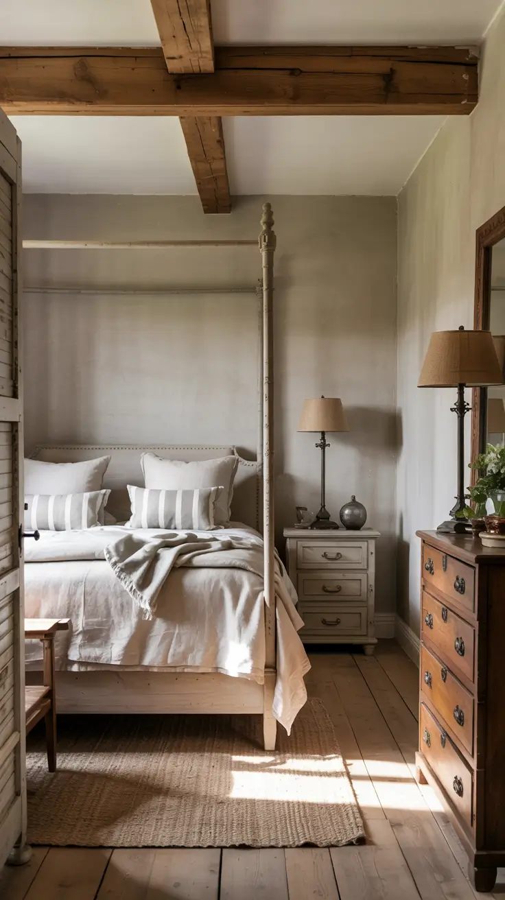 bedroom lamp ideas 2026 21 — Rustic Farmhouse Bedroom Lamp Ideas With Natural Character