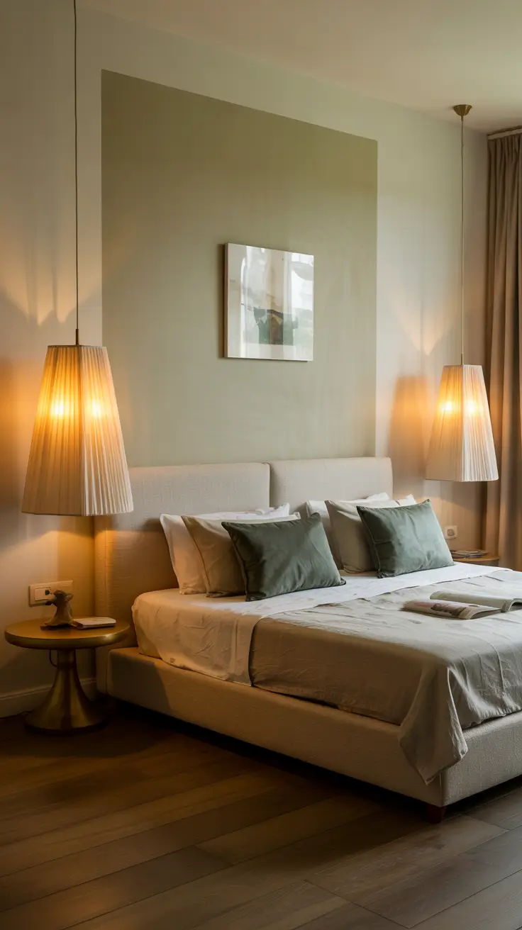 bedroom lamp ideas 2026 25 — Modern Pendant Bedroom Lamp Ideas For A Clean Floating Look