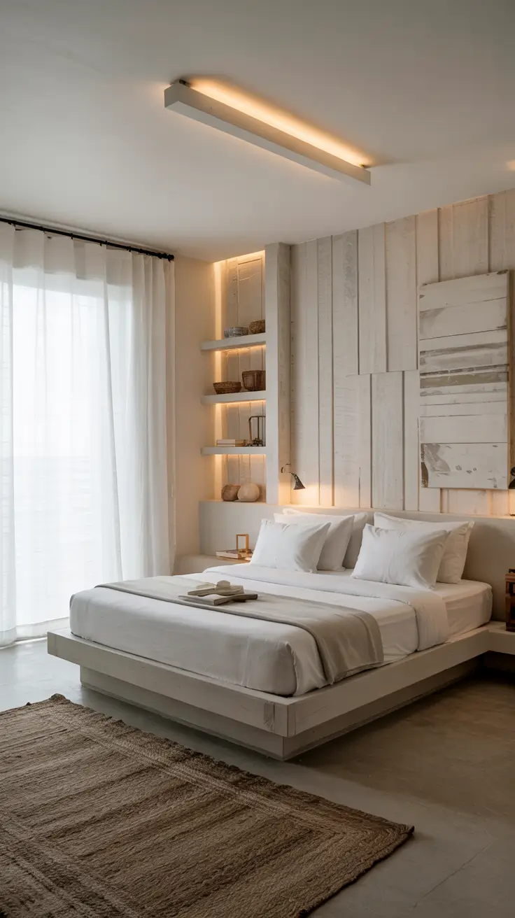 bedroom lamp ideas 2026 27 — Minimal Integrated Lighting Bedroom Ideas With Hidden Glow