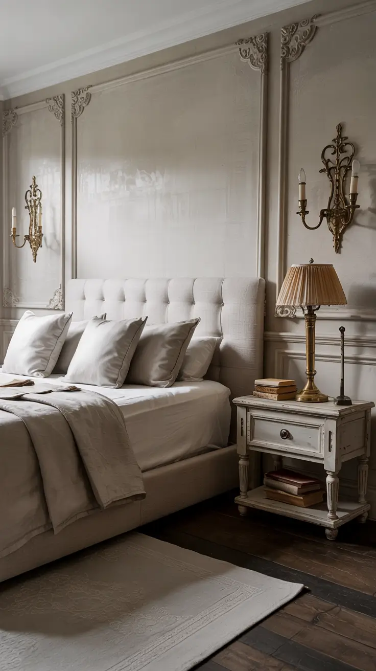 bedroom lamp ideas 2026 Vintage Bedroom Lamp Ideas Wall Sconces For Grey Rooms