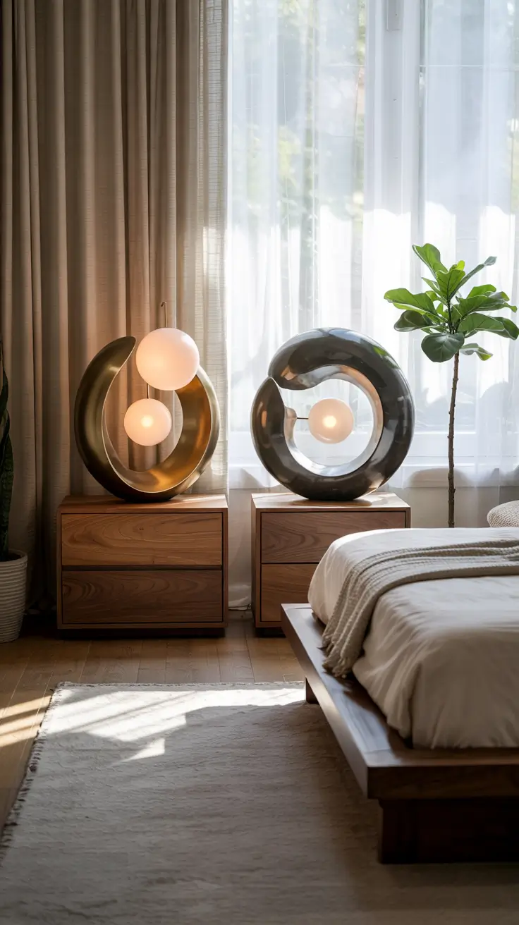 bedroom lamp ideas 2026 04 — Bedroom Lamp Ideas Night Stands With Unique Statement Designs