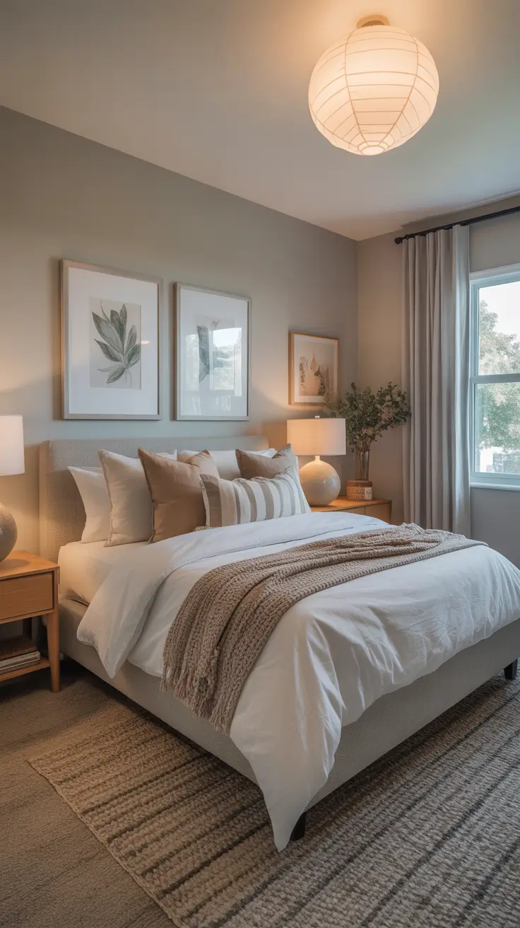 bedroom remodel ideas 2026 Neutral Cozy Bedrooms With Soft Warm Lighting