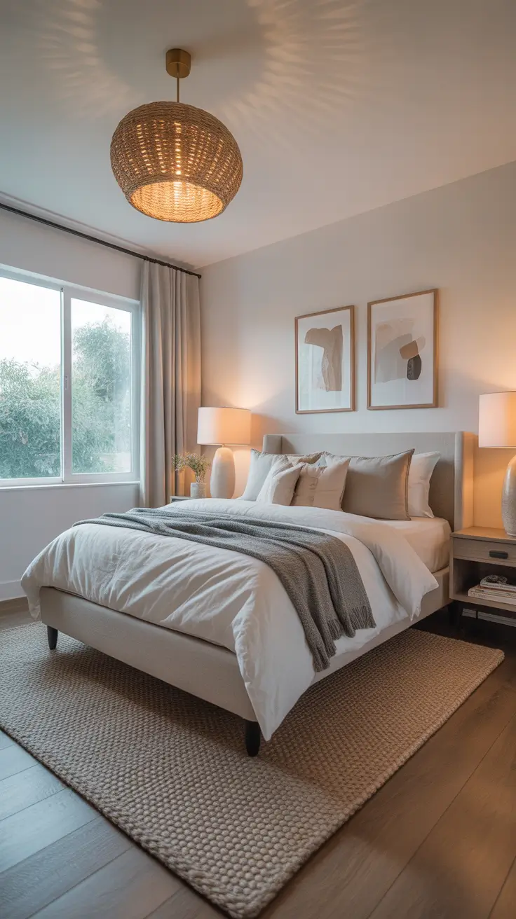 bedroom remodel ideas 2026 Neutral Cozy Bedrooms With Soft Warm Lighting