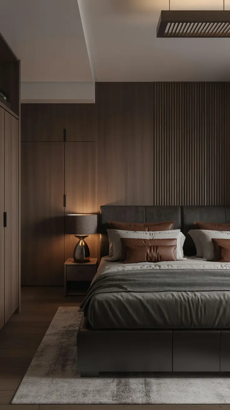 bedroom remodel ideas 2026 Bedroom Remodel Ideas For Men With Clean Lines And Dark Furniture