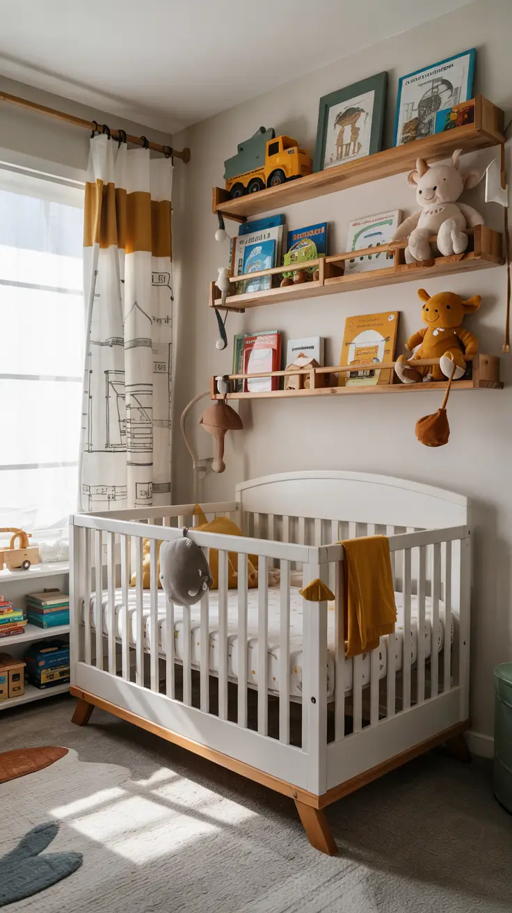 boys nursery ideas 2026 13 — Construction Themed Boys Nursery Ideas With Upcycled Decor