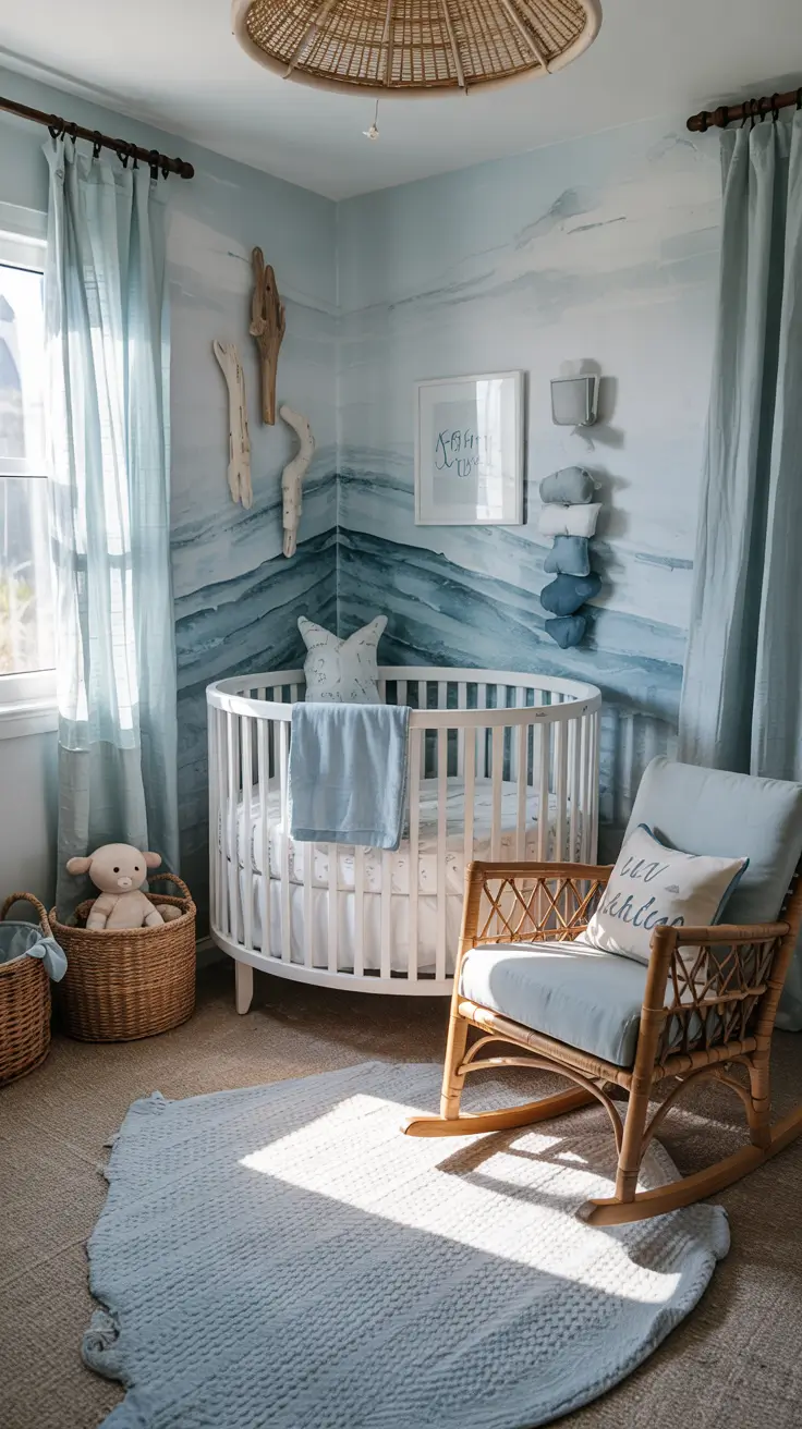 boys nursery ideas 2026 17 — Ocean Boys Nursery Ideas With Coastal And Blue Layers