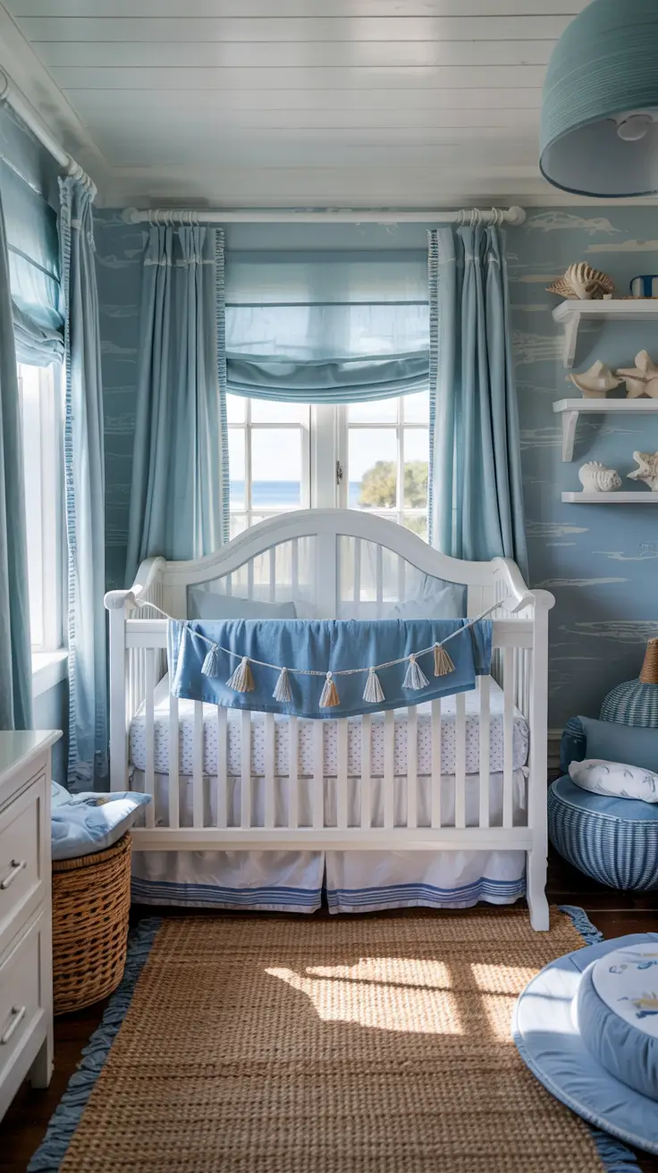 boys nursery ideas 2026 17 — Ocean Boys Nursery Ideas With Coastal And Blue Layers