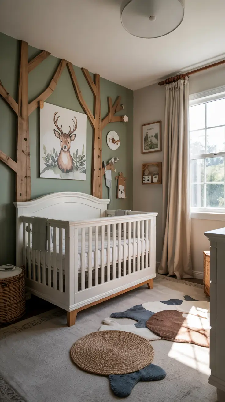 boys nursery ideas 2026 02 — Boys Nursery Ideas Woodland Featuring Deer And Whimsical Touches