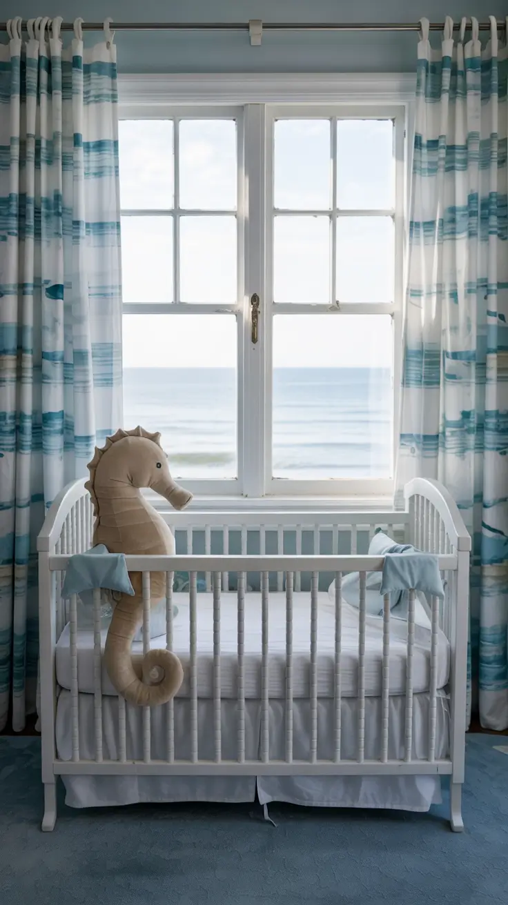boys nursery ideas 2026 21 — Ocean Theme Boys Nursery Ideas With Calm Blue Palette