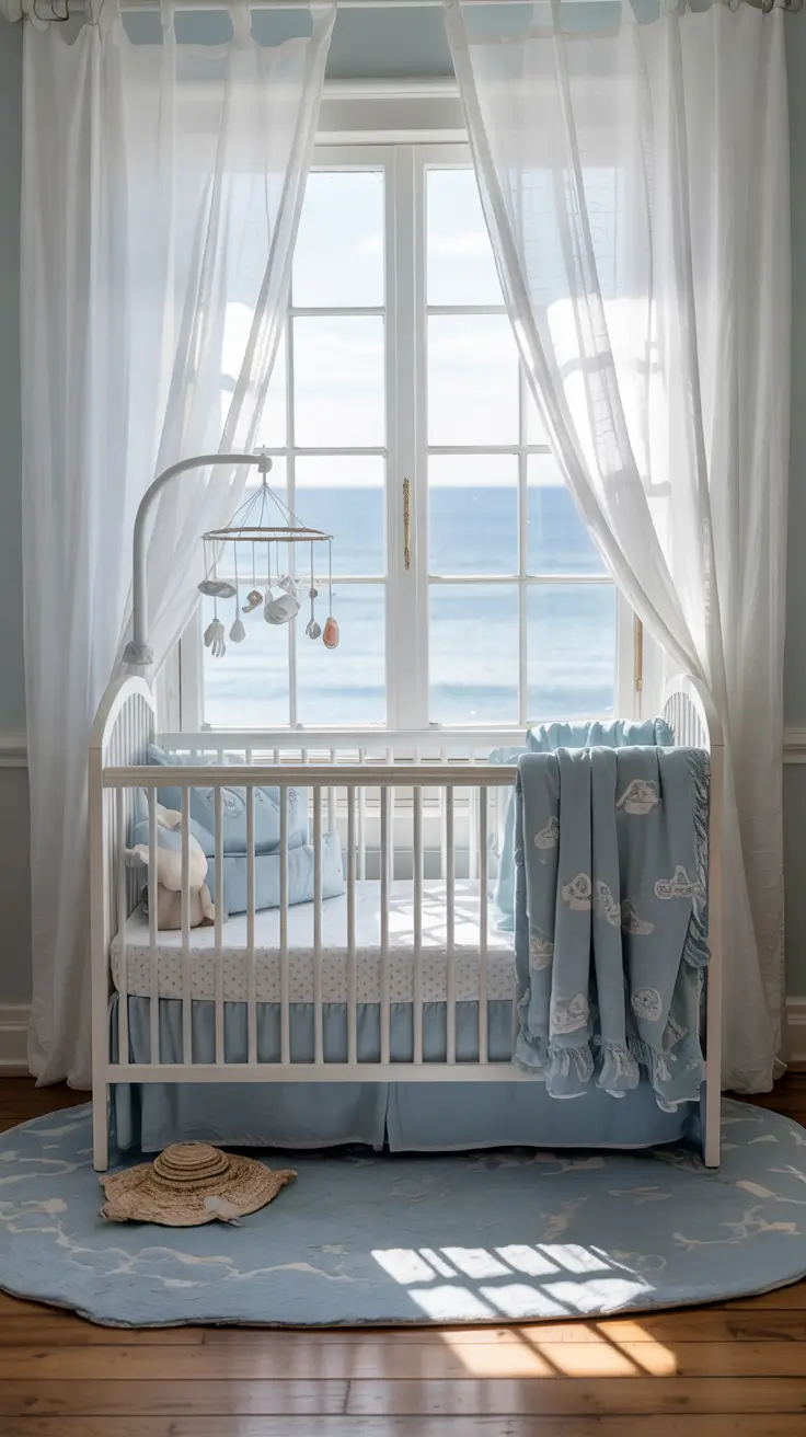 boys nursery ideas 2026 21 — Ocean Theme Boys Nursery Ideas With Calm Blue Palette