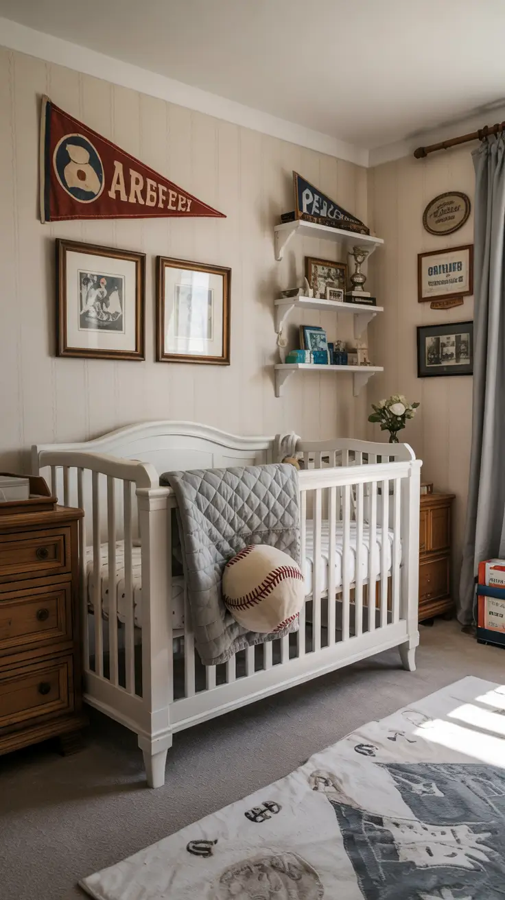 boys nursery ideas 2026 23 — Sports Vintage Boys Nursery Ideas With Timeless Character