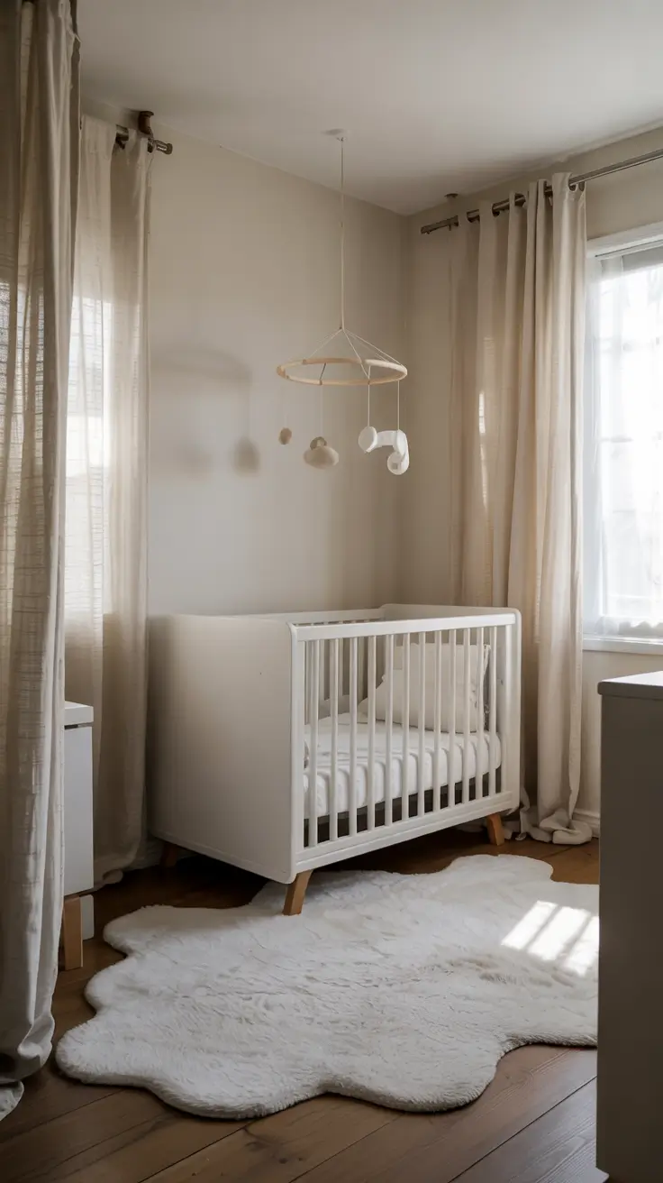 boys nursery ideas 2026 24 — Minimalist Boys Nursery Ideas With White Furniture Balance