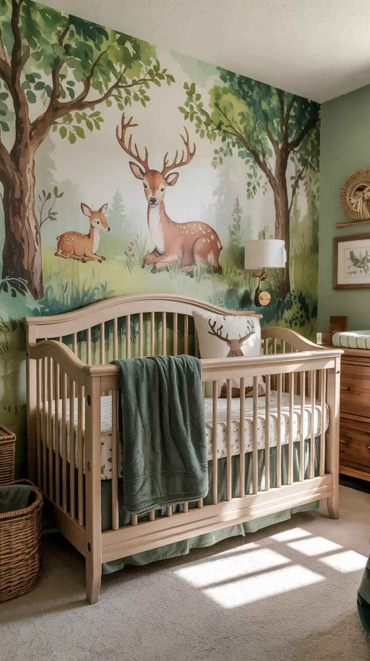 boys nursery ideas 2026 02 — Boys Nursery Ideas Woodland Featuring Deer And Whimsical Touches