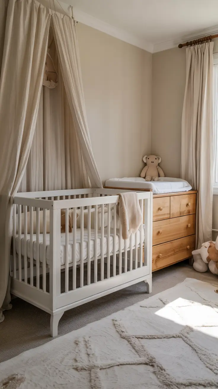 boys nursery ideas 2026 07 — Boys Nursery Ideas White Crib Paired With Neutral Decor