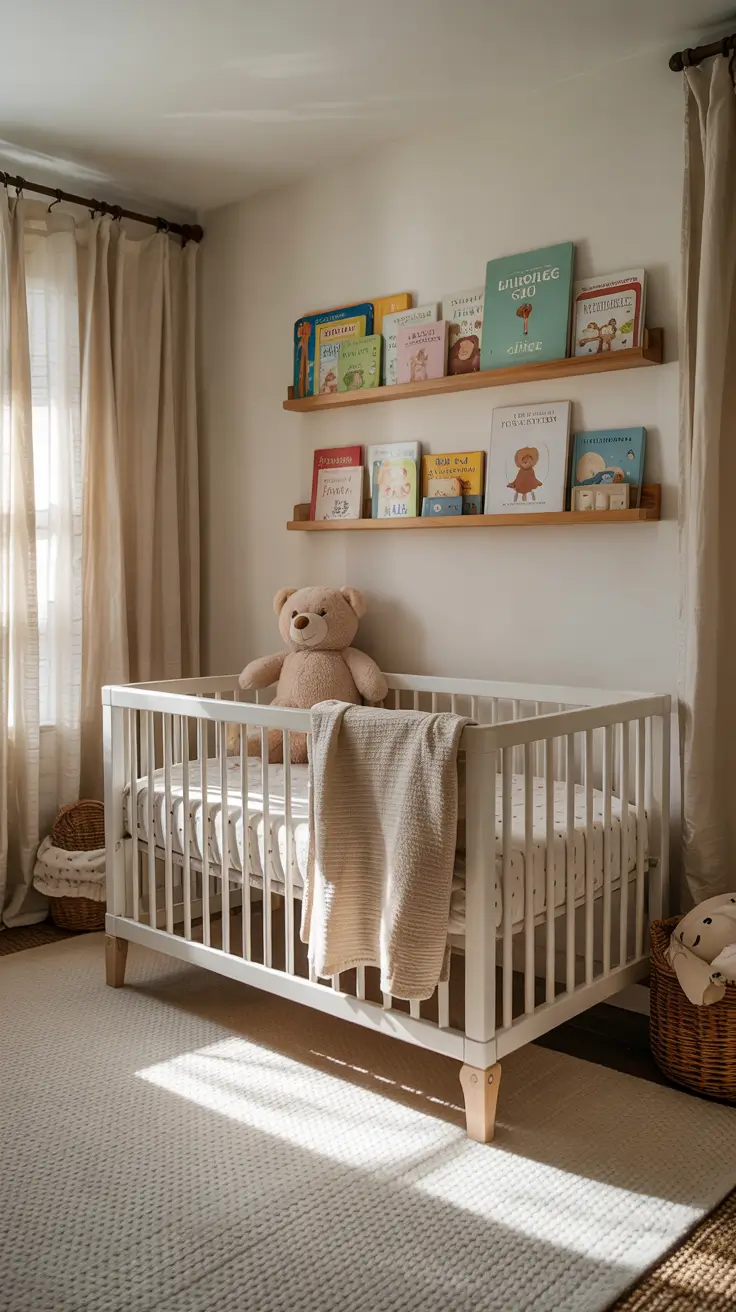 boys nursery ideas 2026 07 — Boys Nursery Ideas White Crib Paired With Neutral Decor