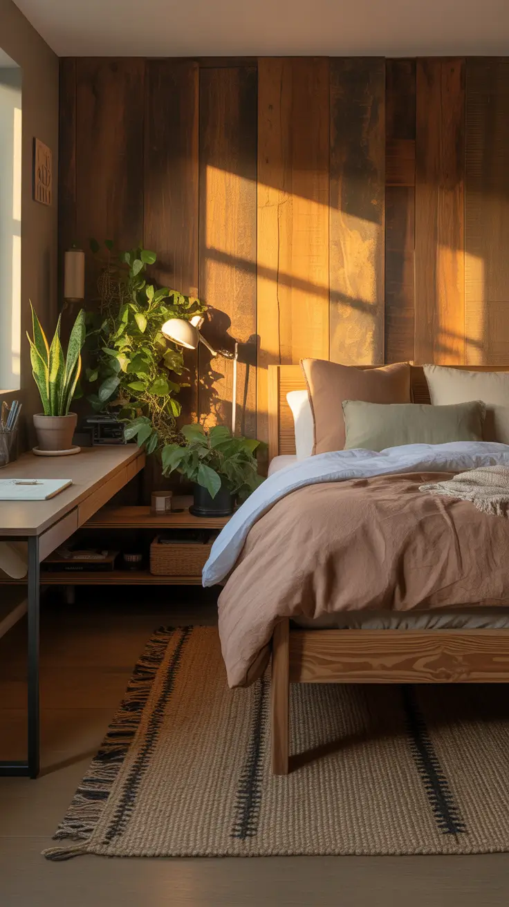 college dorm room ideas 2026 Rustic Earthy College Dorm Room Ideas 2026